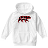 baby christmas bear Youth Hoodie