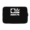 wm 74 germany world cup 1974 retro football Laptop sleeve
