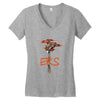 Ers (f103) Women's V-Neck T-Shirt