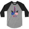 4th of July 3/4 Sleeve Shirt
