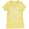 manners maketh man Ladies Fitted T-Shirt