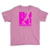 run harder gym workout Youth Tee