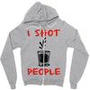 i shot people bartender Zipper Hoodie