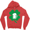 drink and irish Zipper Hoodie