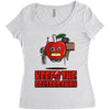 apple keeps the doctors away Women's Triblend Scoop T-shirt