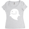 funny ghost Women's Triblend Scoop T-shirt