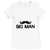 big man little man Ladies Fitted T-Shirt