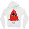 red blue shark Zipper Hoodie