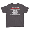 Smartass February Girl Youth Tee