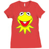 kermit muppets uomo Ladies Fitted T-Shirt