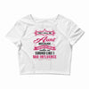 They Call Me Aunt Partner in Crime Crop Top