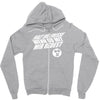 fresse ,spr&uuml;che,party,dumm mach,film Zipper Hoodie