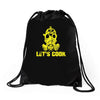 let's cook Drawstring Bags