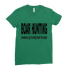 boar hunting tex Ladies Fitted T-Shirt