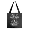 funny rfart ninja Tote Bags