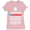 Donald trump The D Is Missing Ladies Fitted T-Shirt