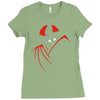 saturday morning super sniper Ladies Fitted T-Shirt