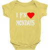 i f'n heart  mondays girls Baby Onesie