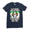 if it tastes like chicken, funny rude ideal birthday present Ladies Fitted T-Shirt