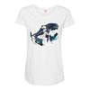 alien terror from deep space Maternity Scoop Neck T-shirt