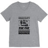 Never Underestimate A Pop Pop With An Engineer Degree V-Neck Tee