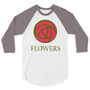 flowers 3/4 Sleeve Shirt