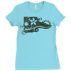 plumeria paradise Ladies Fitted T-Shirt