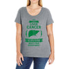 I am a Liver Cancer Survivor - What's Your Superpower? Ladies Curvy T-Shirt