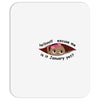 January Peeking Out Baby Girl Mousepad