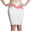 carnivore logo red Pencil Skirts