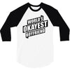 worlds okayest boyfriend 3/4 Sleeve Shirt