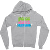 peace, love, massage Zipper Hoodie
