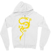 chinese dragon cool oriental asian kung fu Zipper Hoodie