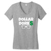 dollar dorks Women's V-Neck T-Shirt