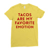 Tacos Are My Favorite Emotion Ladies Fitted T-Shirt