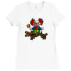 halloween clown Ladies Fitted T-Shirt