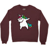 DABBİNG LEPRECHAUN UNİCORN Crewneck Sweatshirt