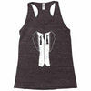 disheveled tuxedo Racerback Tank
