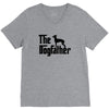the dogfather italian greyhound V-Neck Tee