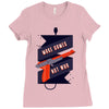 make games not war Ladies Fitted T-Shirt