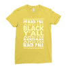 i'm black ya'll Ladies Fitted T-Shirt