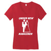 under new management funny Women's V-Neck T-Shirt