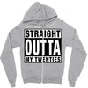 straight outta my twenties Zipper Hoodie