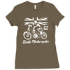rusty motorcycles Ladies Fitted T-Shirt