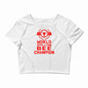 spelling bee champiun Crop Top