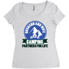camping for life;Husband and wife Women's Triblend Scoop T-shirt