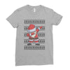 ugly santa dabbing Ladies Fitted T-Shirt