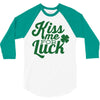 kiss me for luck 3/4 Sleeve Shirt