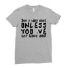 don't want none Ladies Fitted T-Shirt