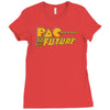 pac to the future Ladies Fitted T-Shirt
